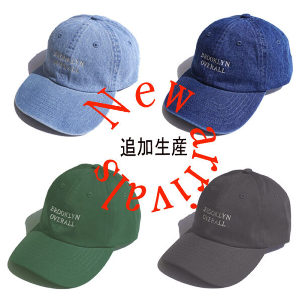 新着情報　BROOKLYNOVERALL　ロゴキャップ